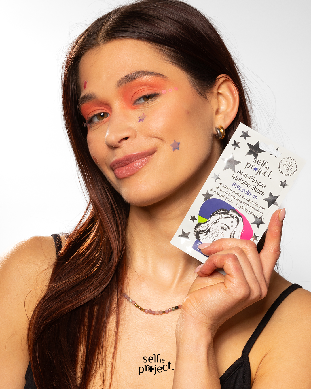 Selfie Project Stop Spots Anti-Pimple Metallic Stars Acne Treatment Patch Set