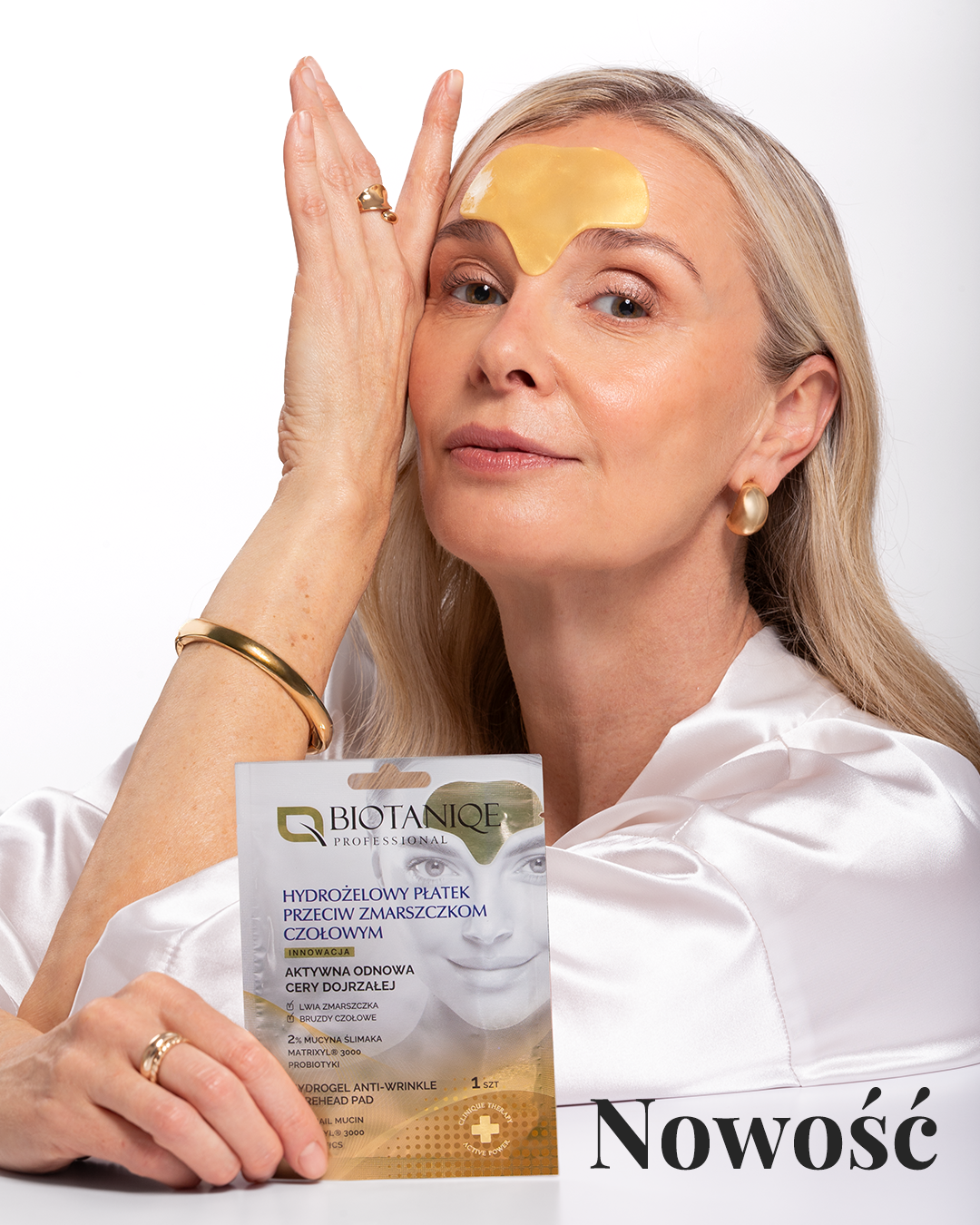 Biotaniqe Hydrogel Anti-Wrinkle Forehead Pad Deep Hydration & Fine Line Reduction (1 Pc)