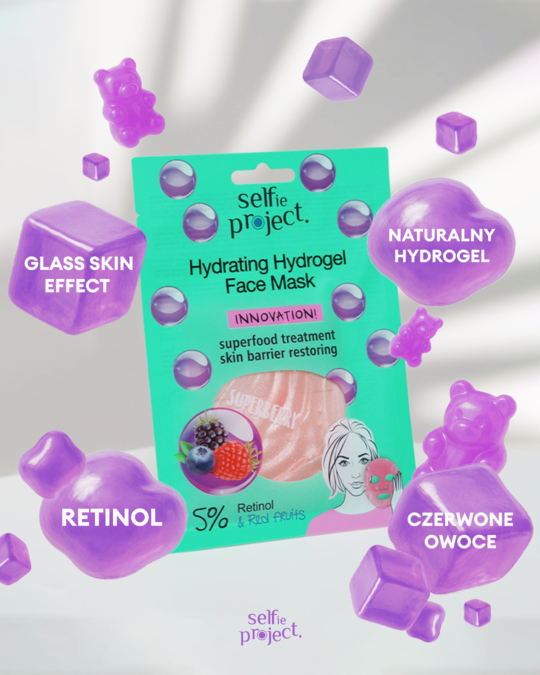 Selfie Project Superberry Hydrating Hydrogel Face Mask  Deep Moisture & Radiant Glow