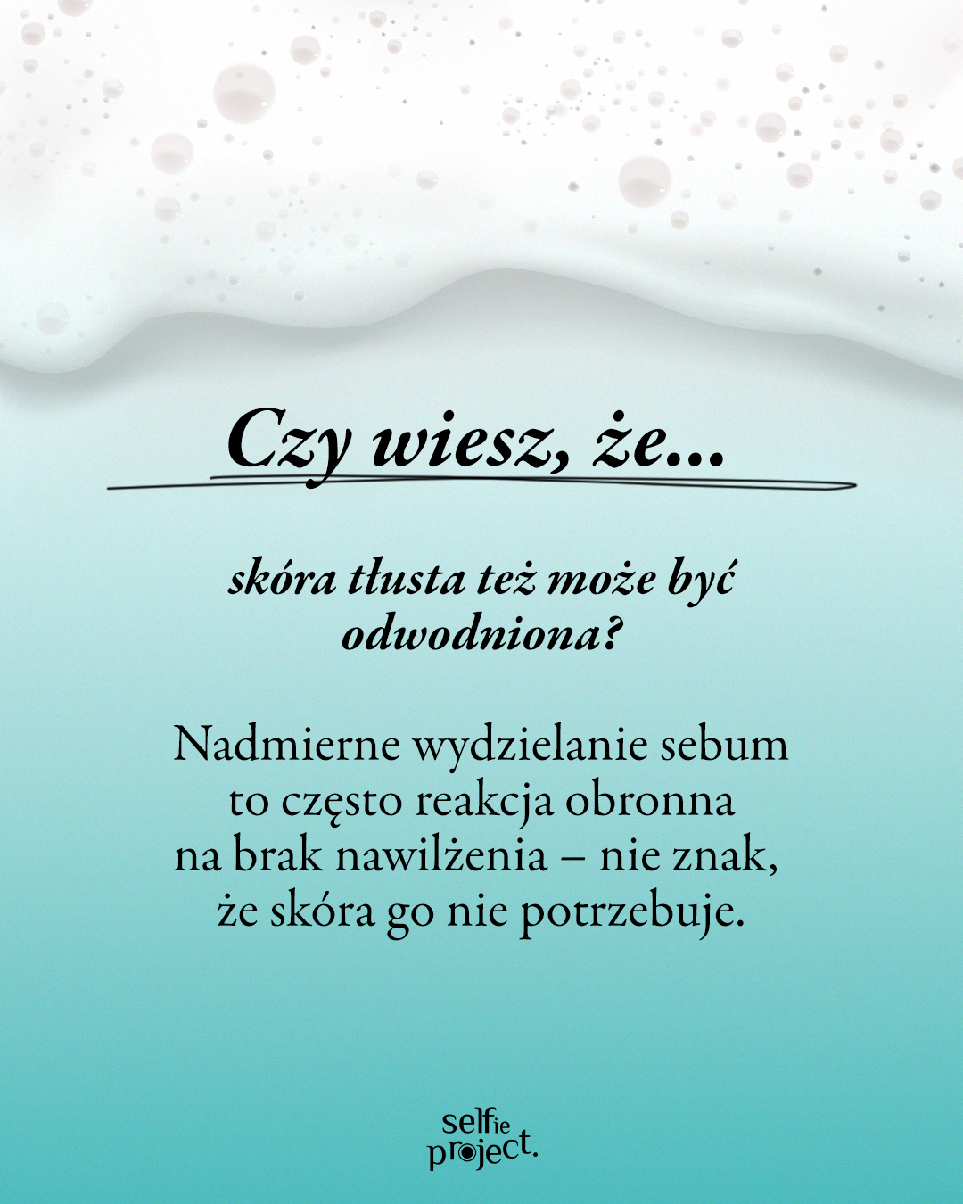 Selfie Project Acne Aid Cream Mousse 3in1 100 ml Hydrating & Clarifying Acne Treatment Foam