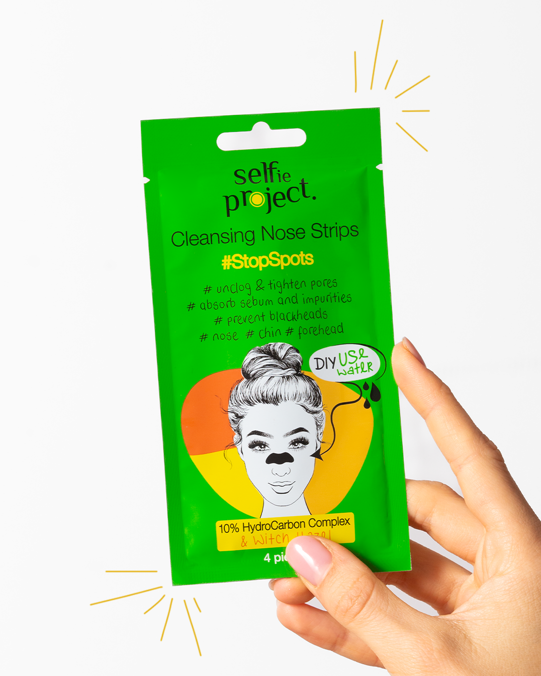 Selfie Project Ultra Cleansing Nose Strips Deep Blackhead Removal & Pore Detox (10 Strips)