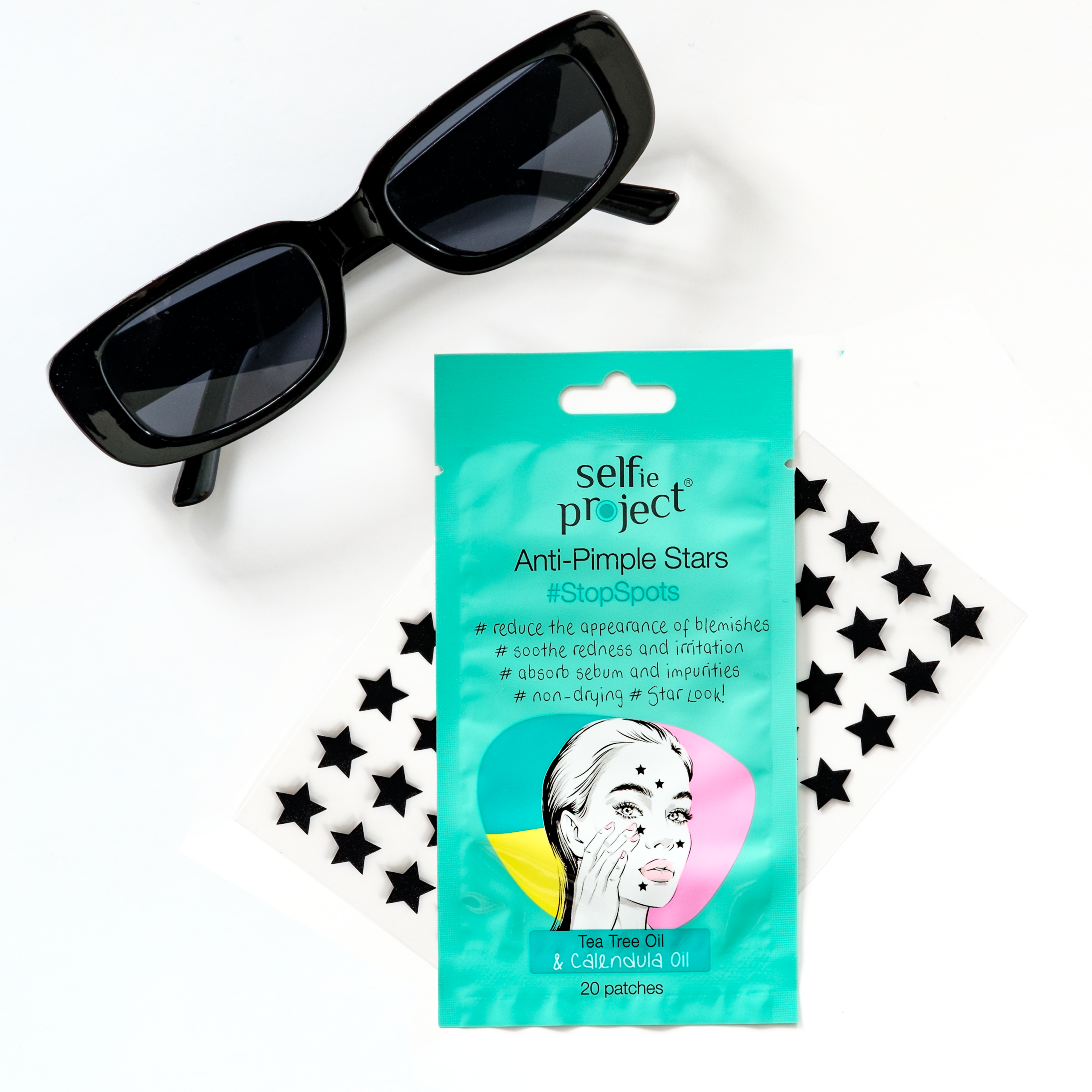 Selfie Project Anti-Blemish Point Stars Stopspots Spot Treatment for Acne & Blemishes