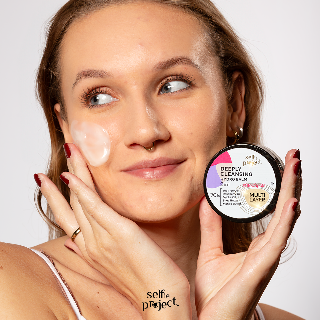 سيلفي بروجكت HydroBalm منظف عميق 2 في 1 (75 مل) – مزيل مكياج مغذٍّ ومنظف للوجه
