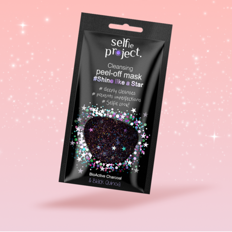 Selfie Project Galaxy Mask Shine Like a Star Cleansing Peel‑Off Face Mask for Deep Pore Purification