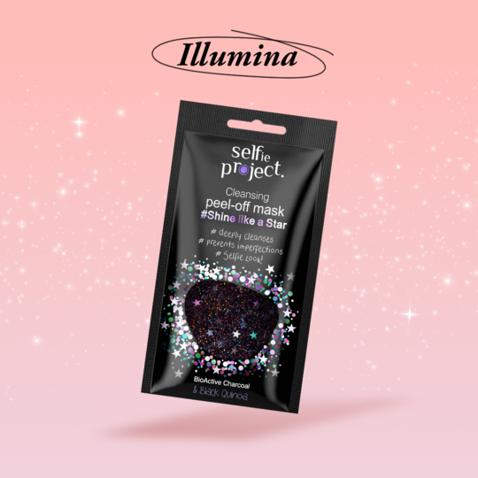 Selfie Project Galaxy Mask Shine Like a Star Cleansing Peel‑Off Face Mask for Deep Pore Purification