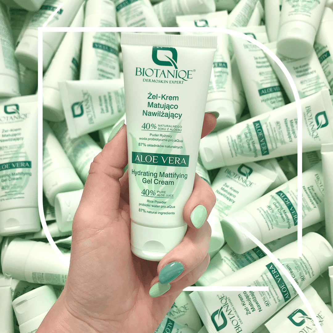 Biotaniqe Aloe Vera Hydrating & Mattifying Gel-Cream Moisturizing Face Gel for Oily & Combination Skin (50 ml)