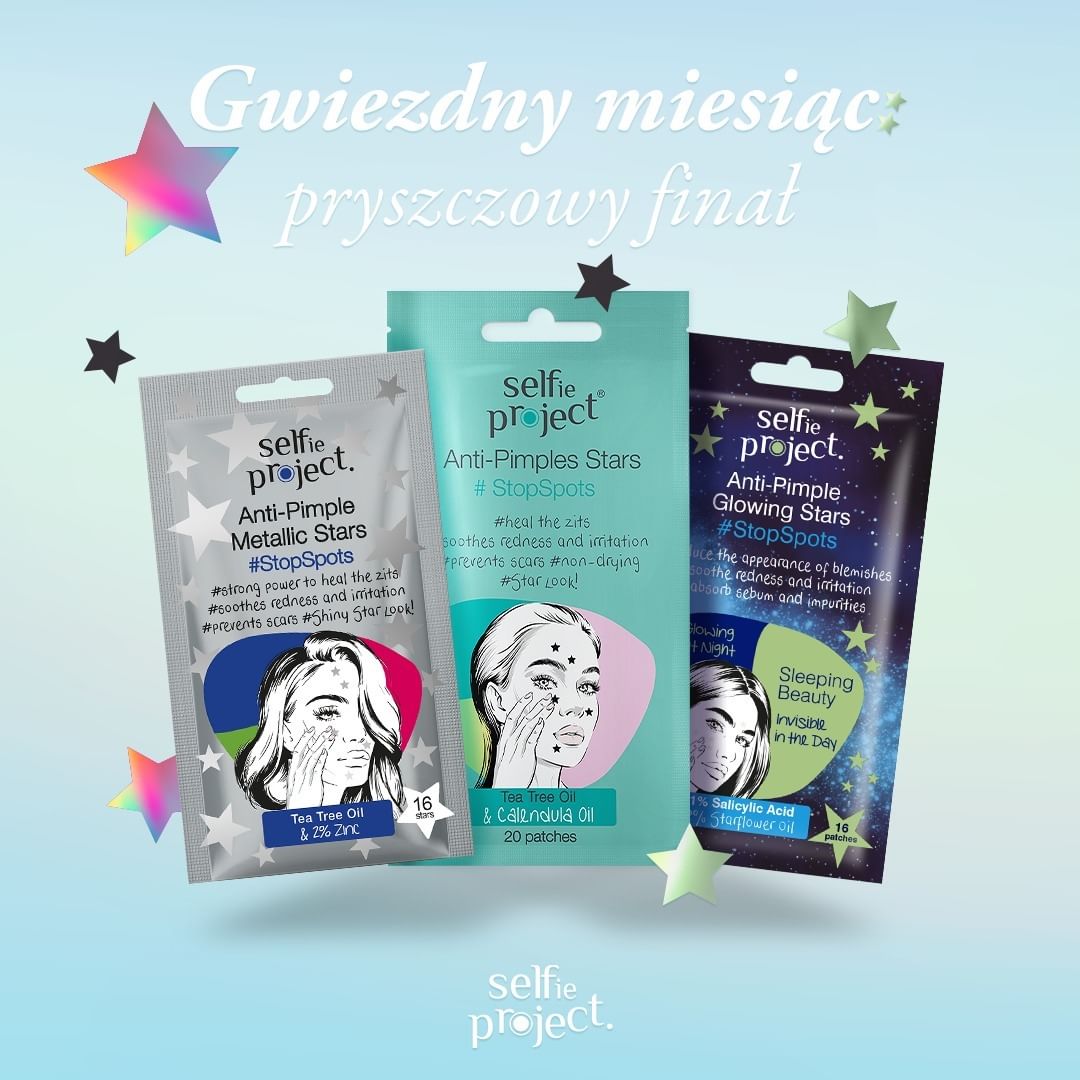 Selfie Project Anti-Blemish Point Stars Stopspots Spot Treatment for Acne & Blemishes