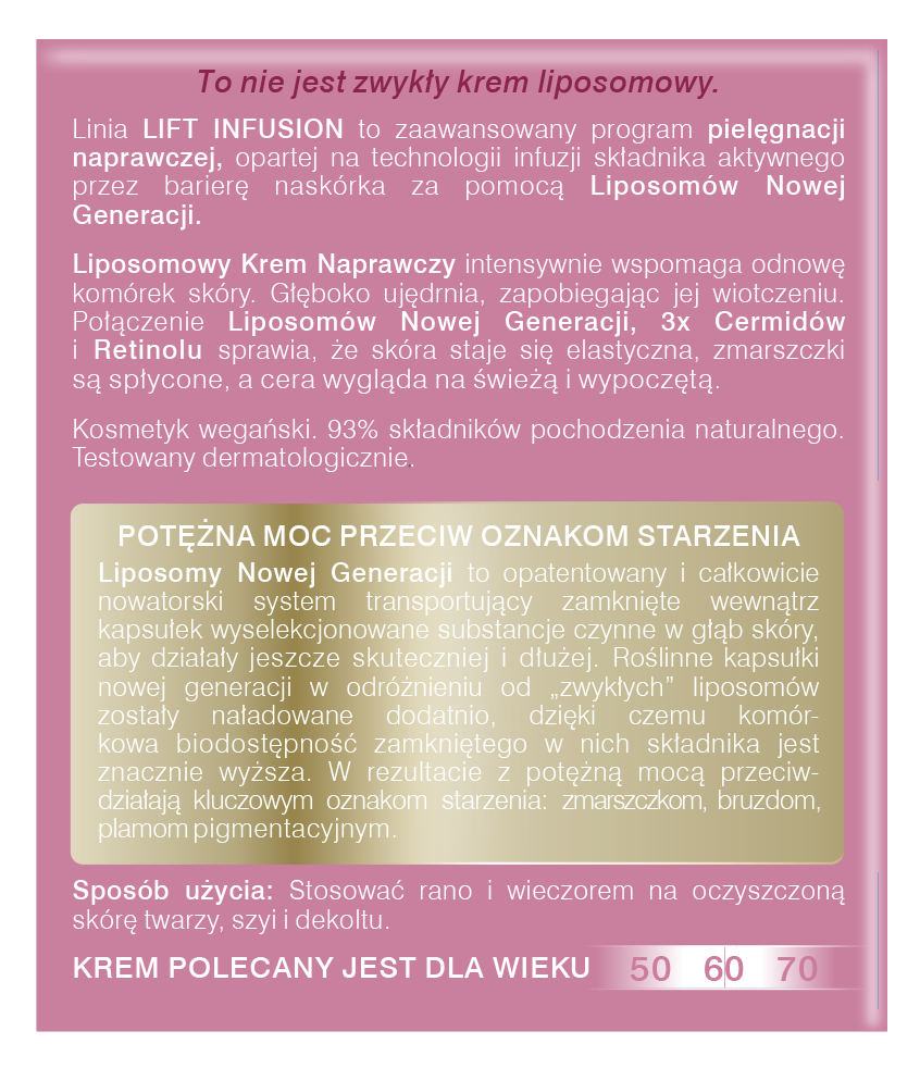 Biotaniqe Lift Infusion, Liposomal Repair Cream, 60 +