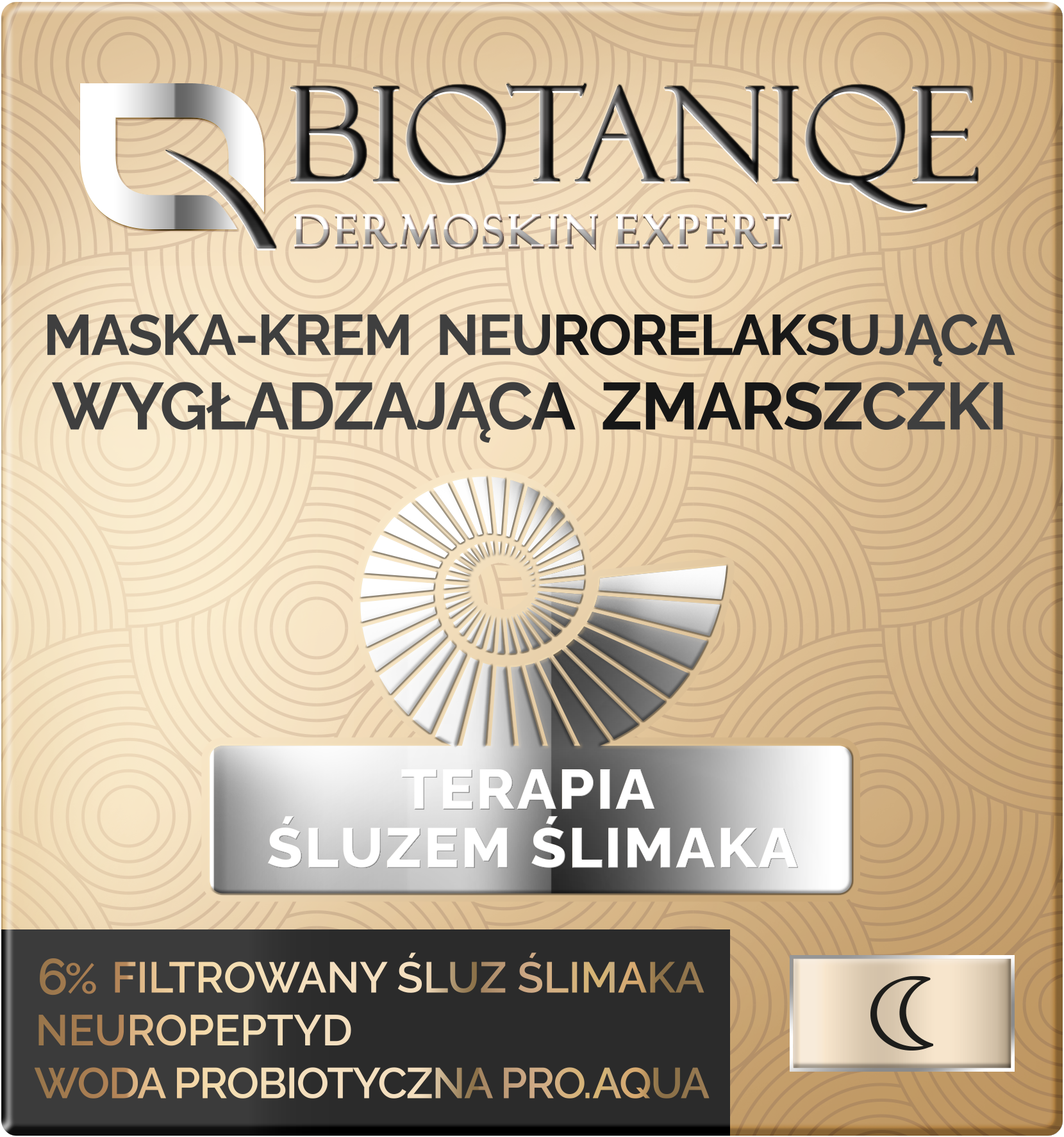Biotaniqe Snail Therapy Night Cream Mask Intensive Regenerating Night Repair for All Skin Types