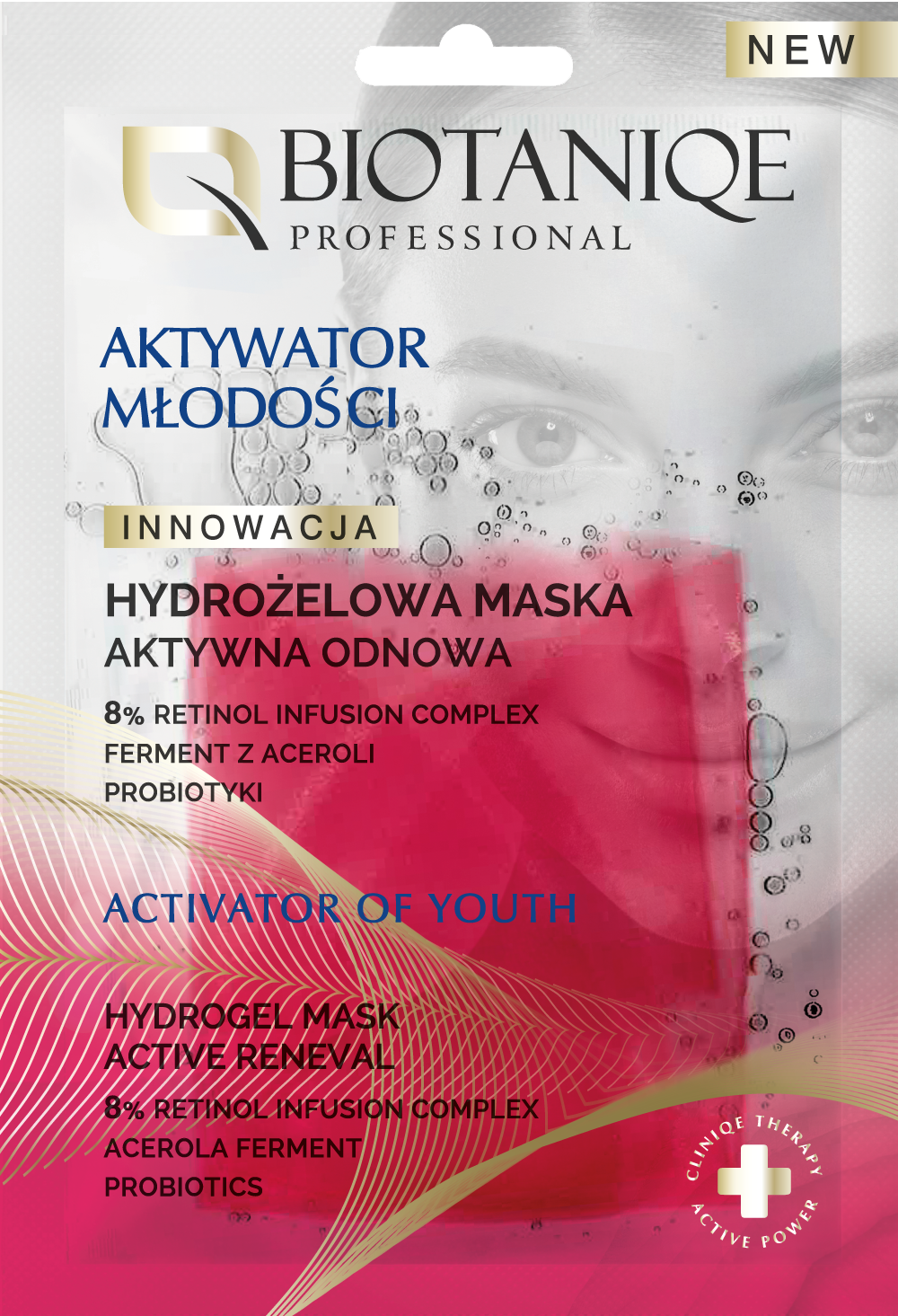 Biotaniqe Hydrogel Mask - Activator of Youth, 1 pcs