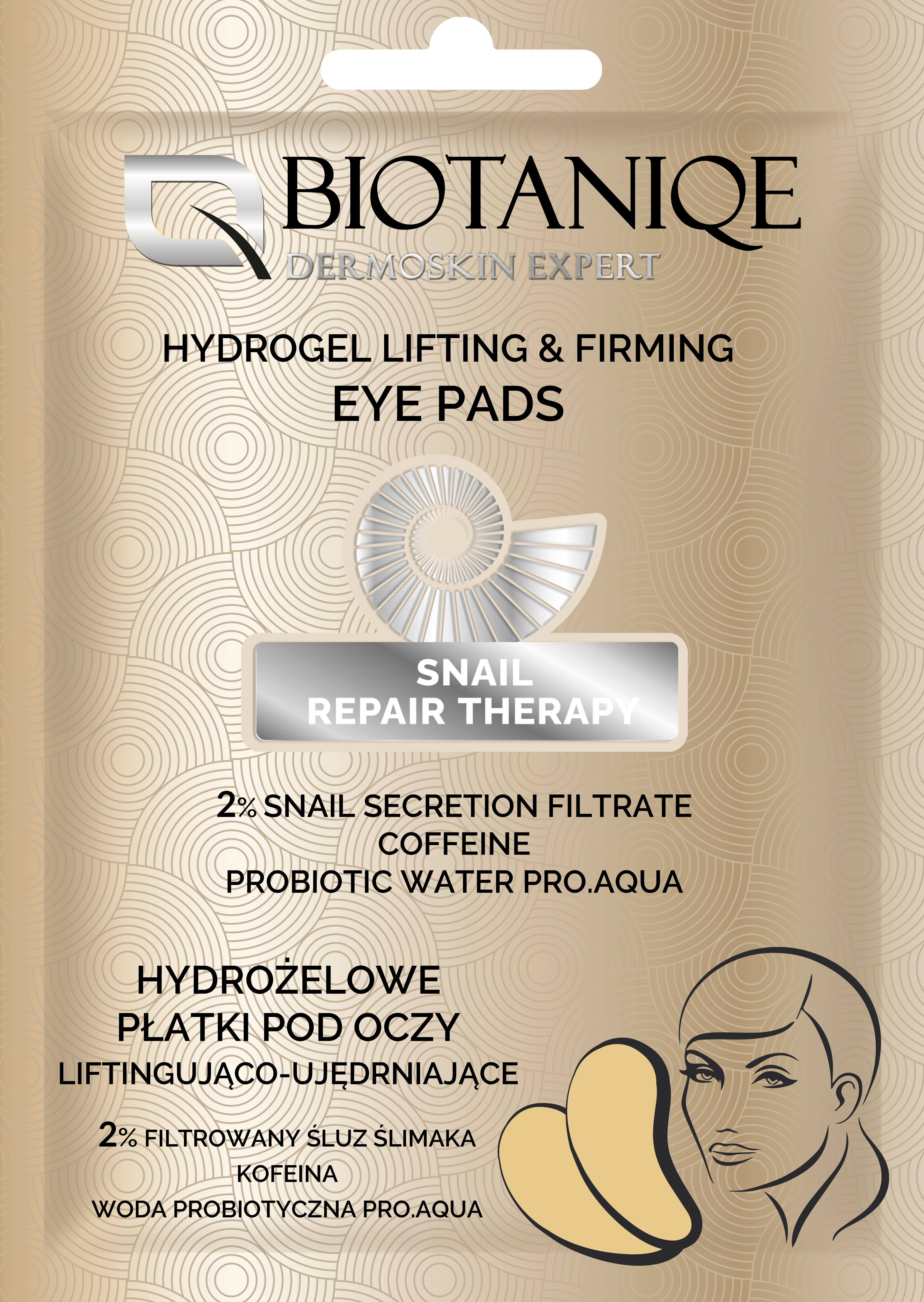 Biotaniqe Hydrogel Lifting & Firming Eye Pads Deep Hydration & Anti-Aging Treatment (2 pcs)