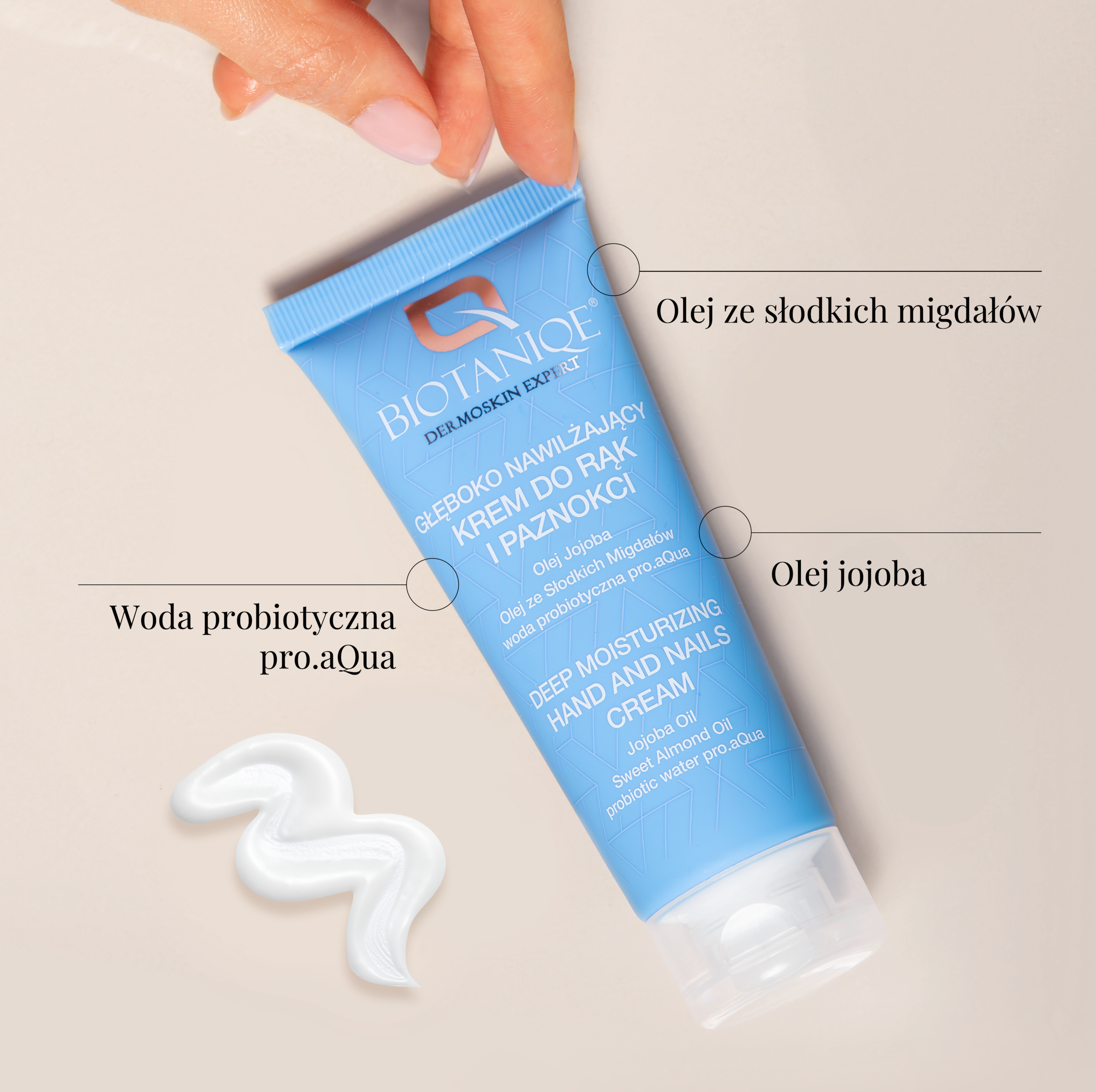 Biotaniqe Deep Moisturizing Hand & Nails Cream 75ml Intensive Hydration & Nail Care