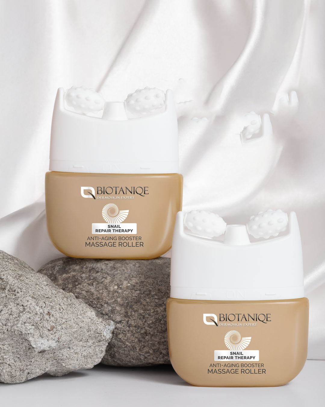 Biotaniqe Snail Anti-Aging Booster Roller Firming Booster Serum with Snail Secretion for Wrinkles & Radiant Skin