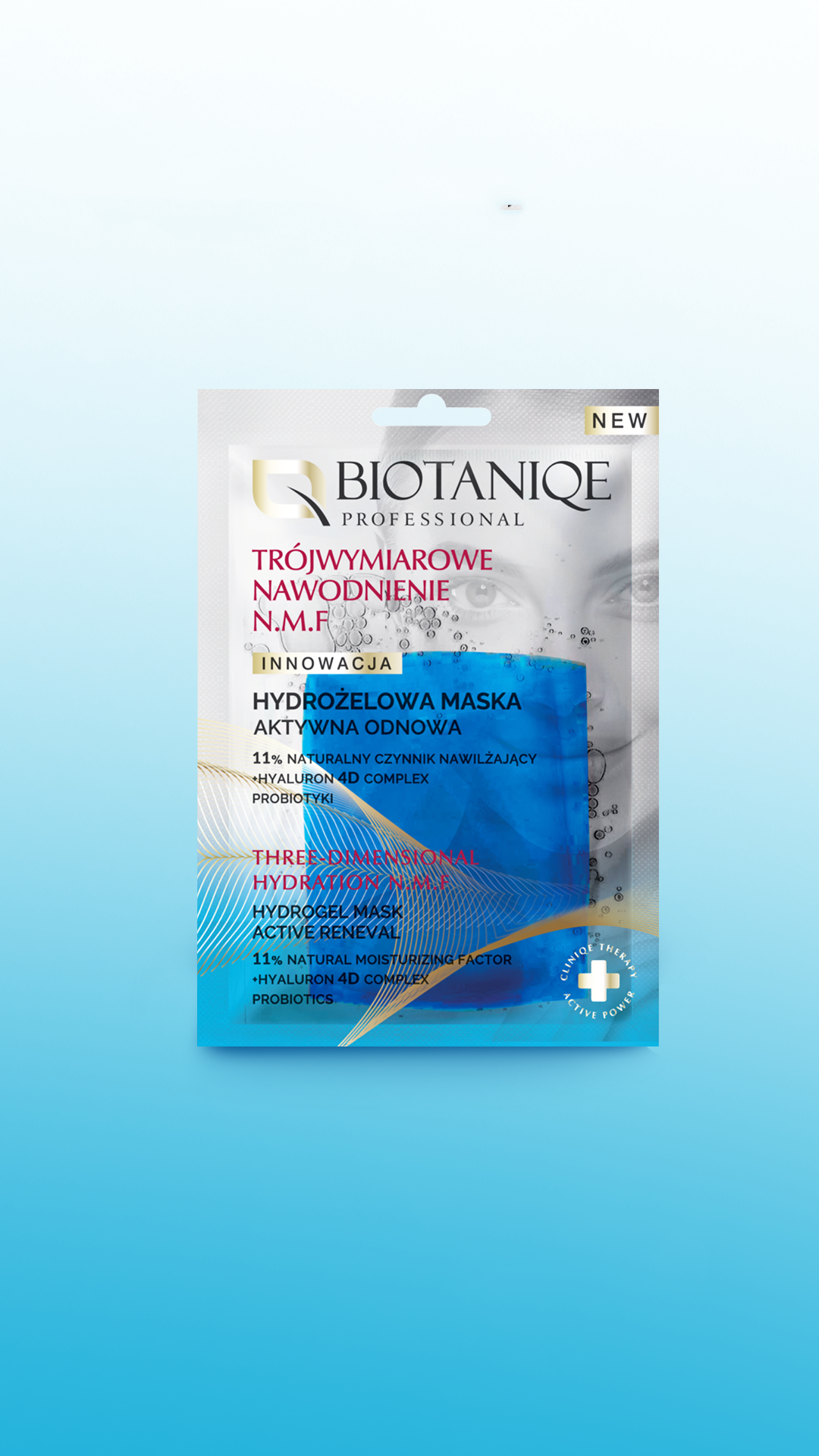 Biotaniqe Hydrogel Mask - 3D hydration N.M.F, 1 pcs