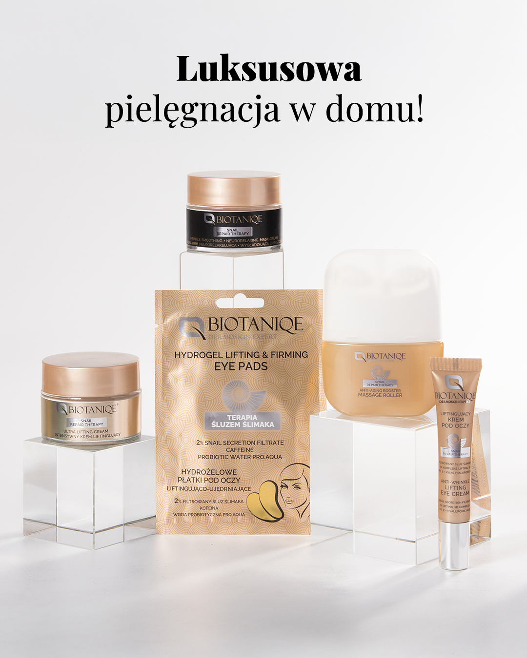 Biotaniqe Snail Therapy Night Cream Mask Intensive Regenerating Night Repair for All Skin Types