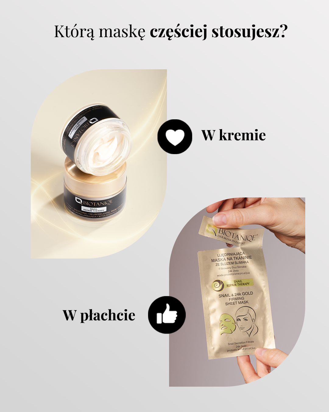 Biotaniqe Snail Therapy Night Cream Mask Intensive Regenerating Night Repair for All Skin Types