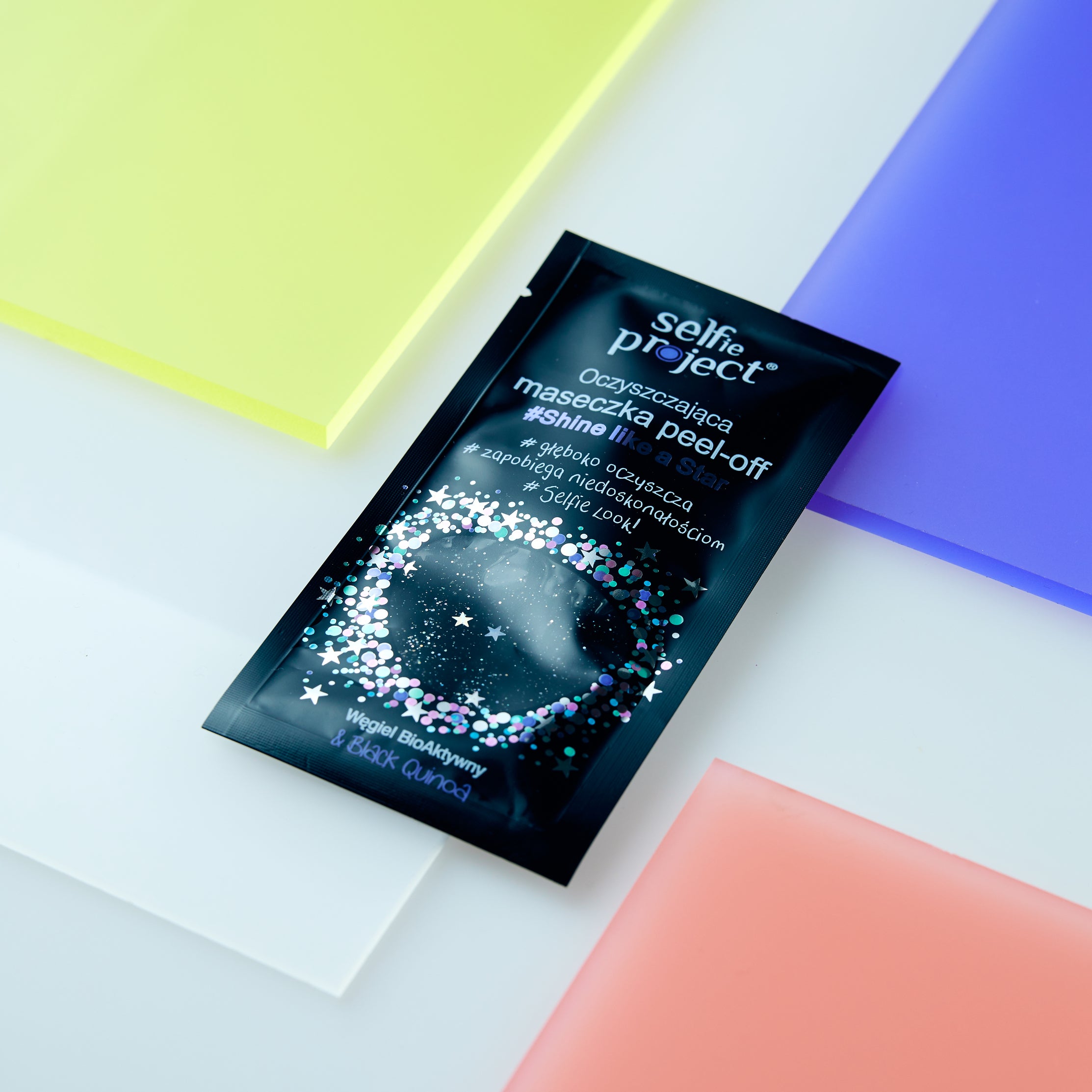 Selfie Project Galaxy Mask Shine Like a Star Cleansing Peel‑Off Face Mask for Deep Pore Purification