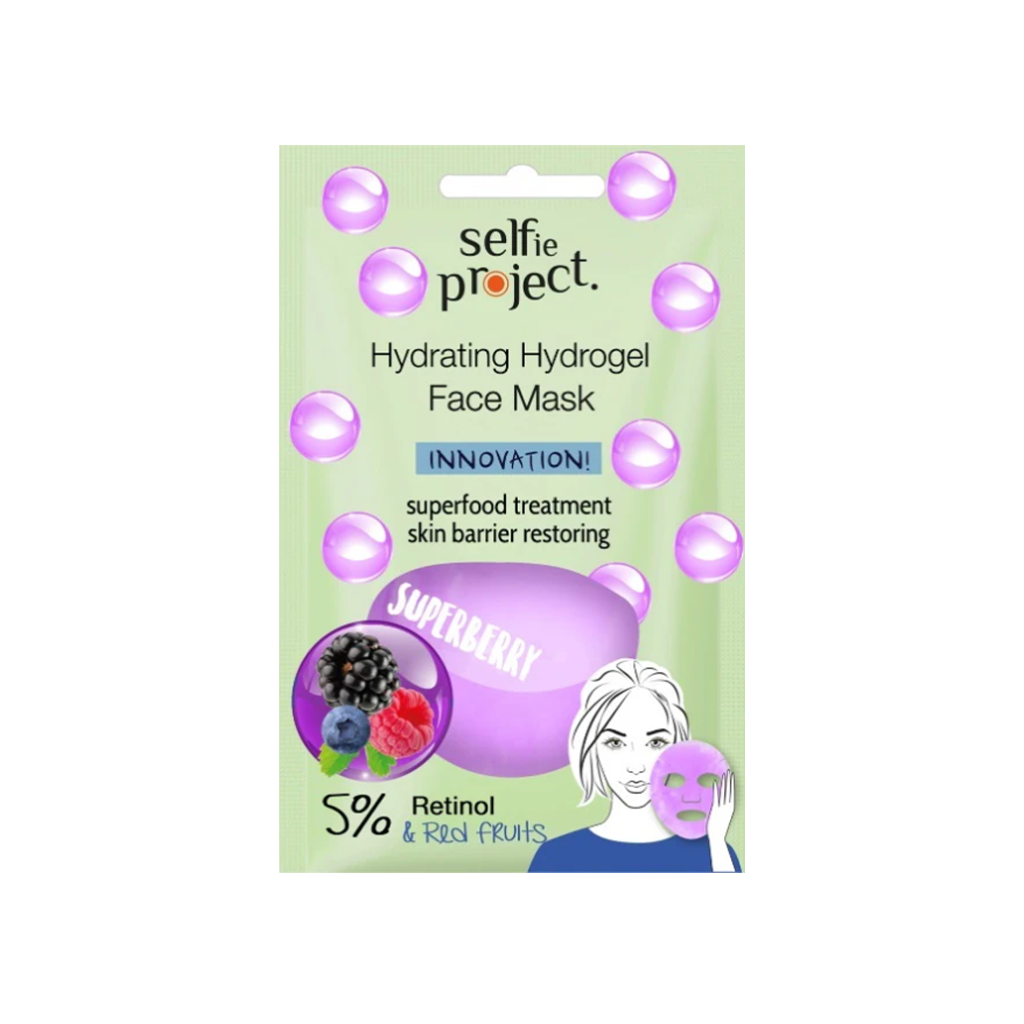 Selfie Project Superberry Hydrating Hydrogel Face Mask  Deep Moisture & Radiant Glow