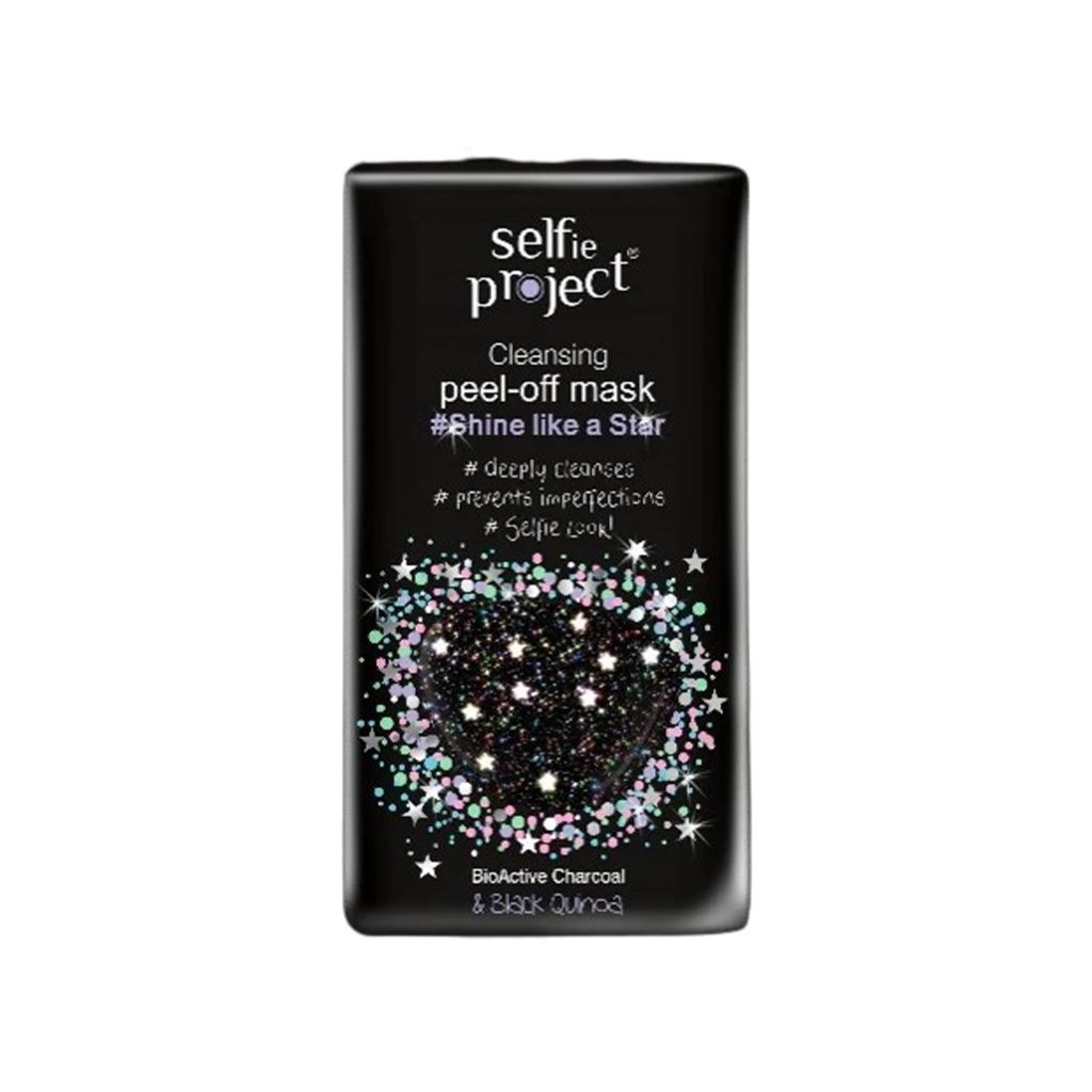 سلفي بروجيكت جالاكسي ماسك Shine Like a Star – قناع وجه مقشّر يُزال بالتقشير لتنقية عميقة للمسام