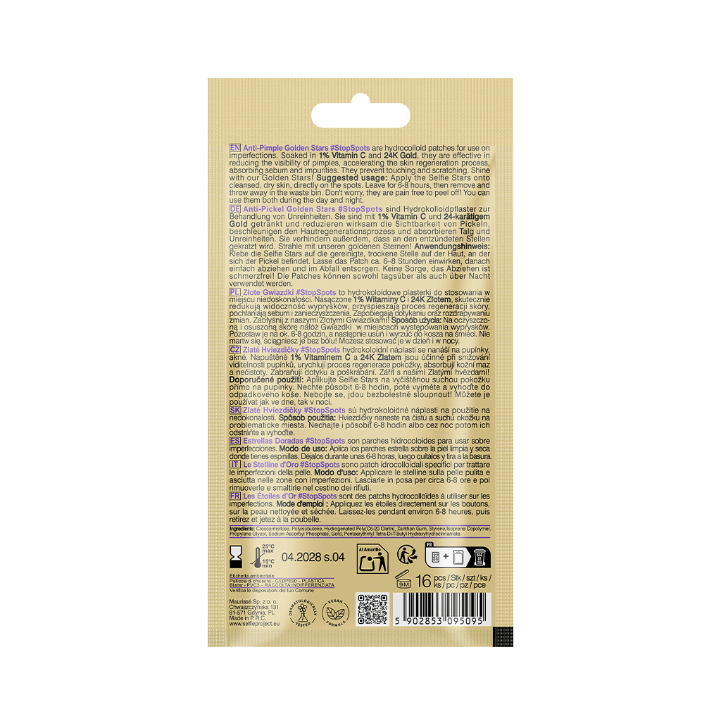 Selfie Project Anti-Pimple Golden Stars