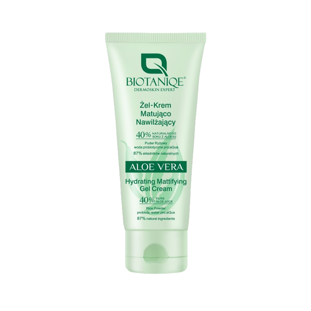 Biotaniqe Aloe Vera Hydrating & Mattifying Gel-Cream Moisturizing Face Gel for Oily & Combination Skin (50 ml)