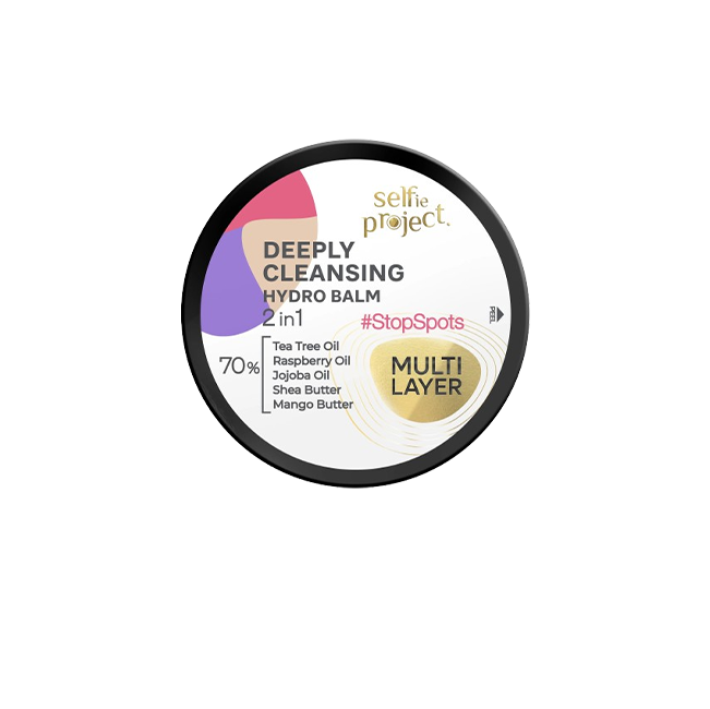 Selfie Project Deeply Cleansing HydroBalm 2in1 75ml Nourishing Makeup Remover & Face Cleanser