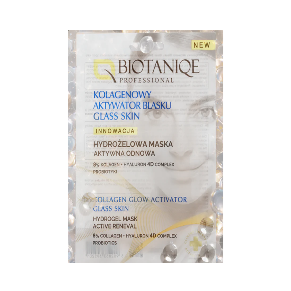 Biotaniqe Hydrogel Mask Collagen Glow Activator Glass Skin Radiance Mask (1 Pc)