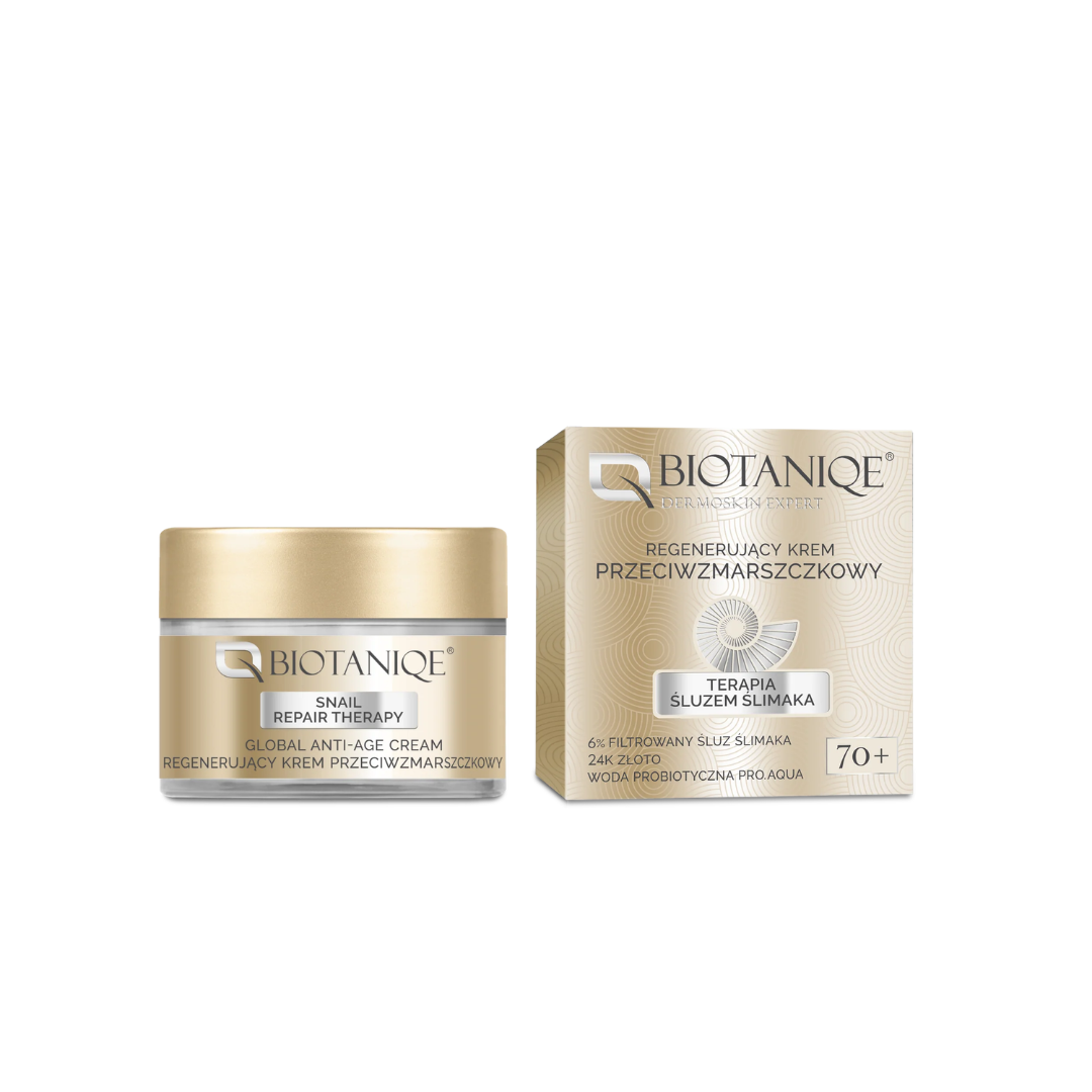 Biotaniqe 70+ Snail Global Anti-Age Cream Day & Night Premium Anti-Aging Moisturizer