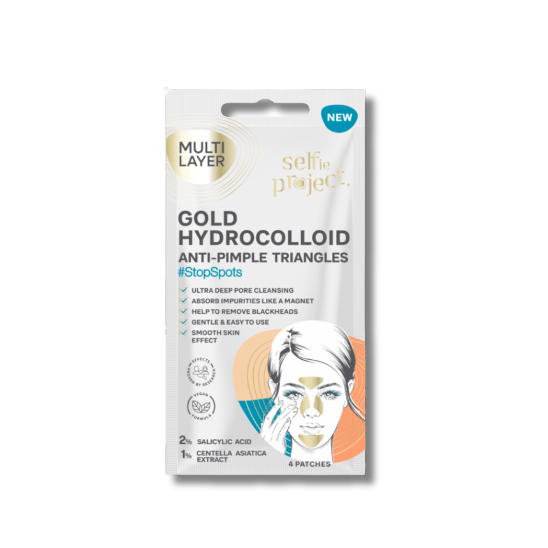 Selfie Project Gold Hydrocolloid Anti-Pimple Triangles