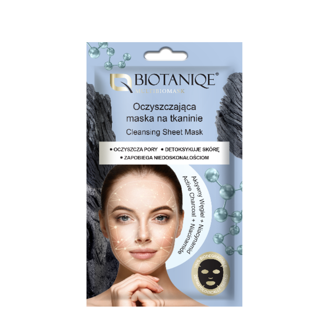 Biotaniqe Cleansing Sheet Mask Deep Pore Cleansing & Refreshing Facial Mask